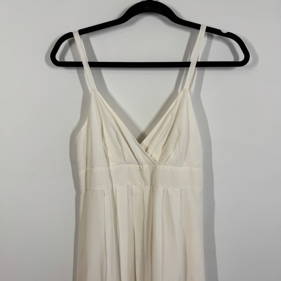 Tori Richard White Coral Ombre Sleeveless Floral Print Maxi Dress Size 8 - Picture 3 of 15